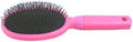 Hair Extensions Loop Brush for Micro Rings Clip-In Bonded Hair Extensions in Hot Pink