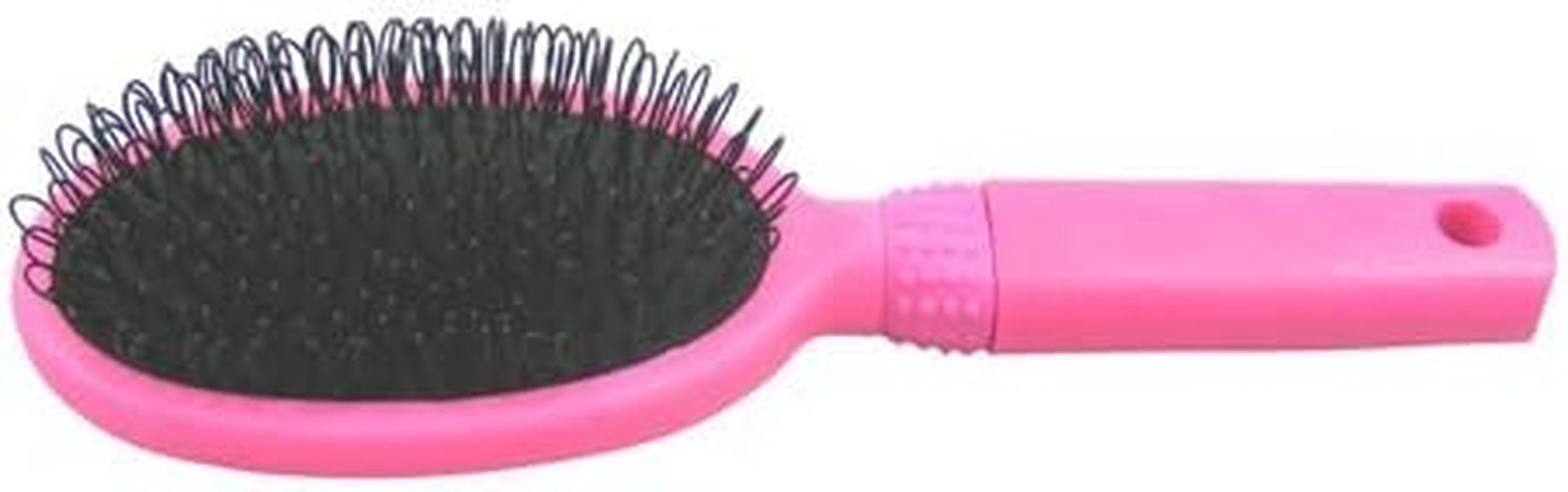 Hair Extensions Loop Brush for Micro Rings Clip-In Bonded Hair Extensions in Hot Pink