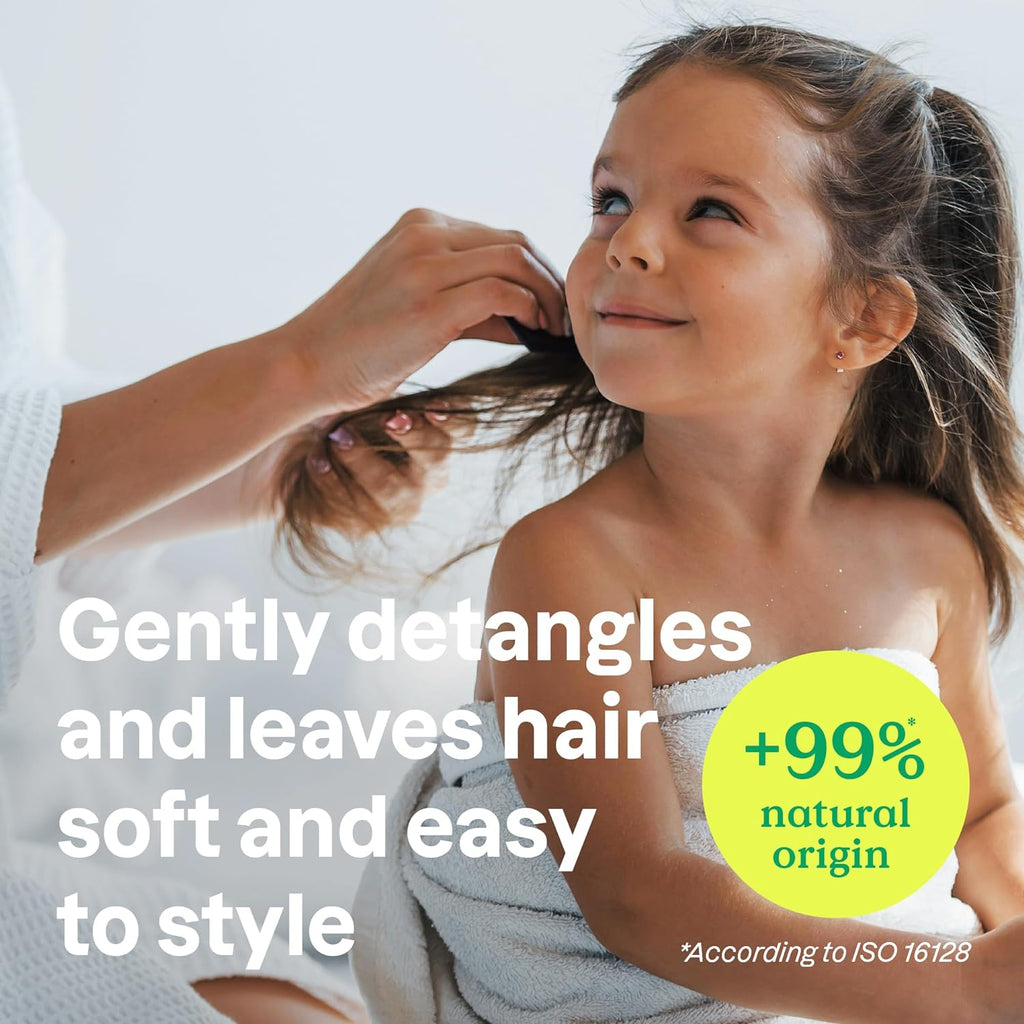 Rinse-Free Hair Detangler Spray for Kids, EWG Verified Leave in Product, Plant- and Mineral-Based Ingredients, Vegan, Watermelon and Coco, 240 Ml
