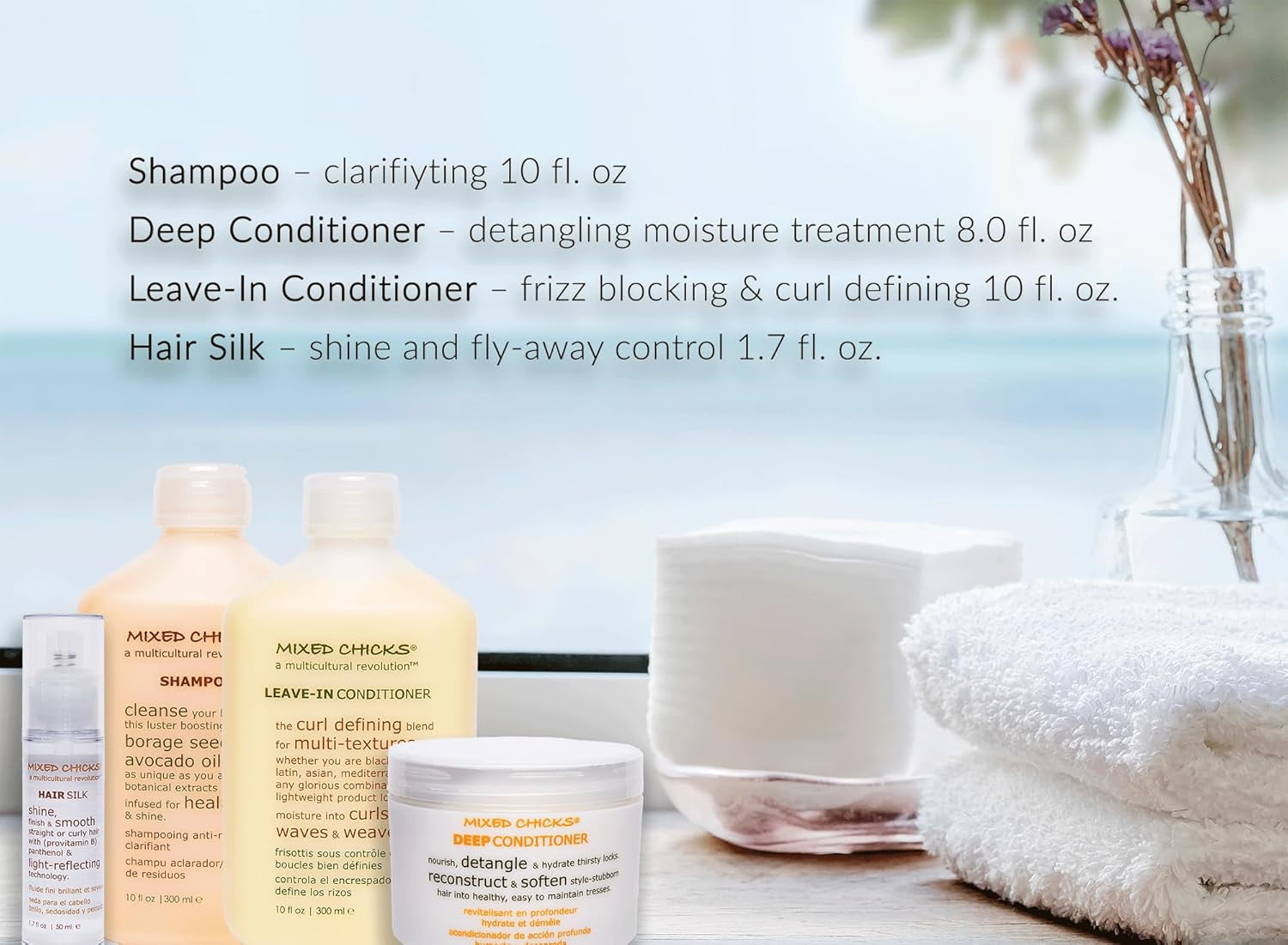 Quad Pack - Anti-Frizz & Curl Enhancing, Moisturizing - Curly Hair Care Set