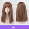 Long Black Straight Hair Wig-2