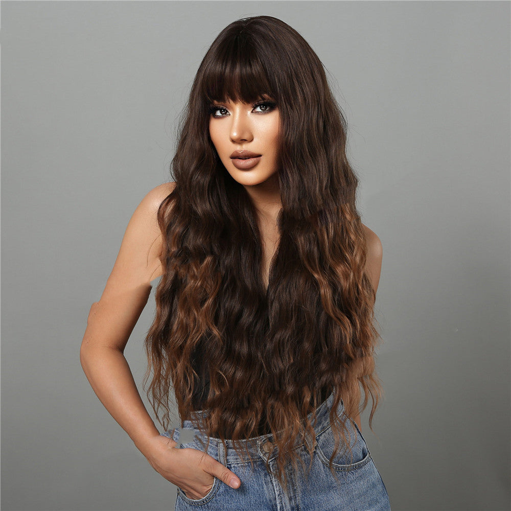 Long Curly Hair Wig-0