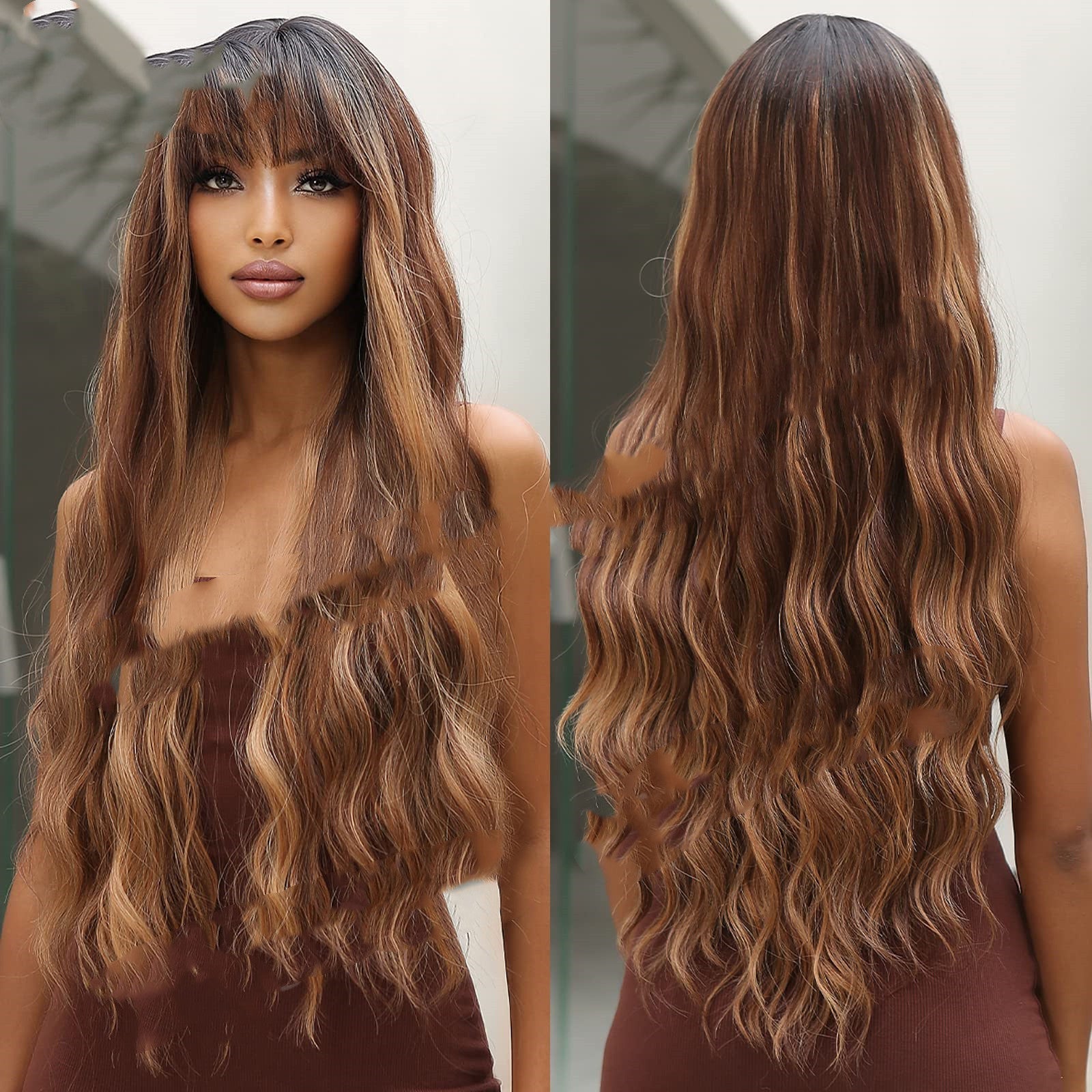 Long Curly Hair Wig-4