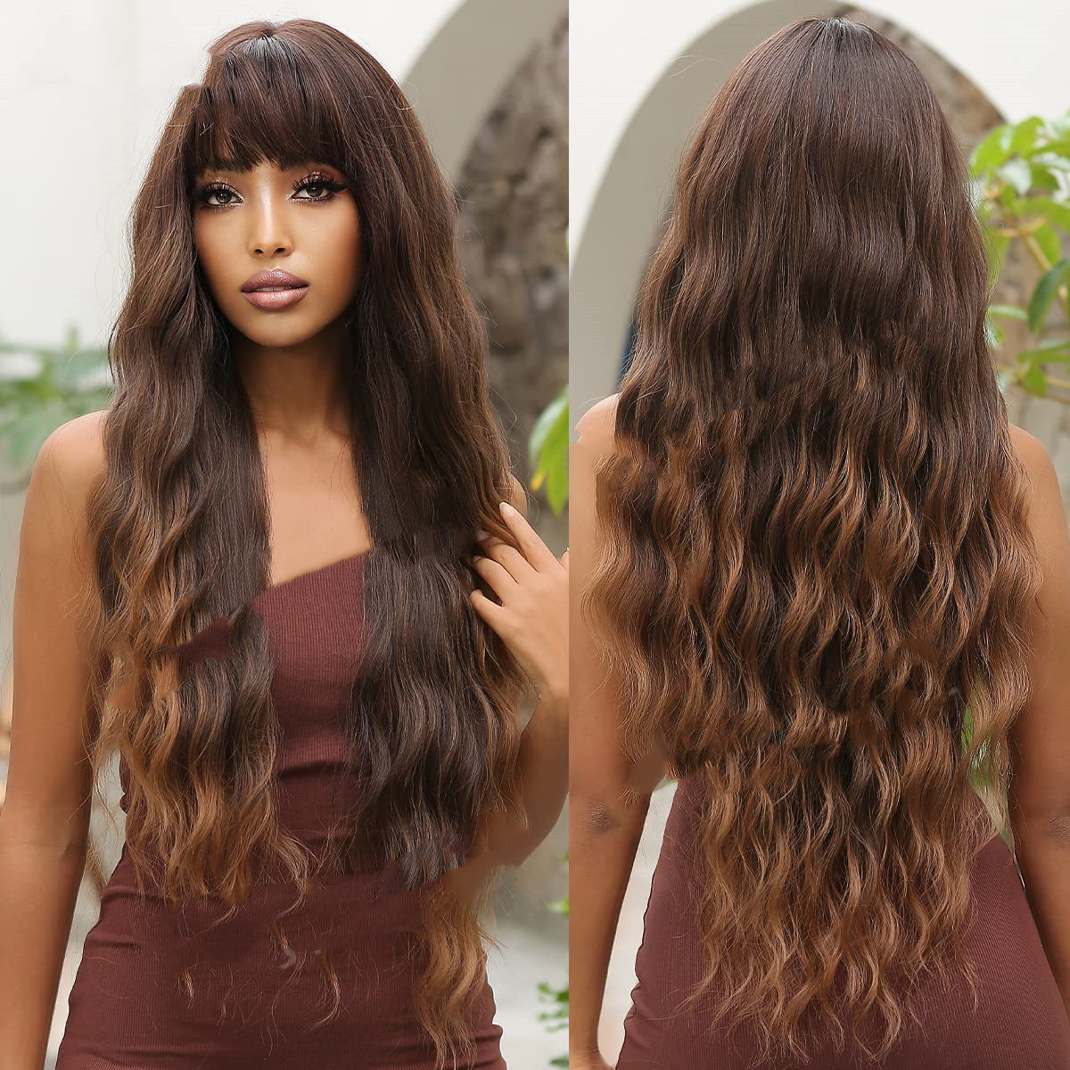 Long Curly Hair Wig-5