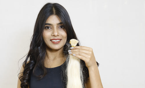 I-Tip Hair Extensions | Micro Bead Method | 100% Remy Human Hair India-1