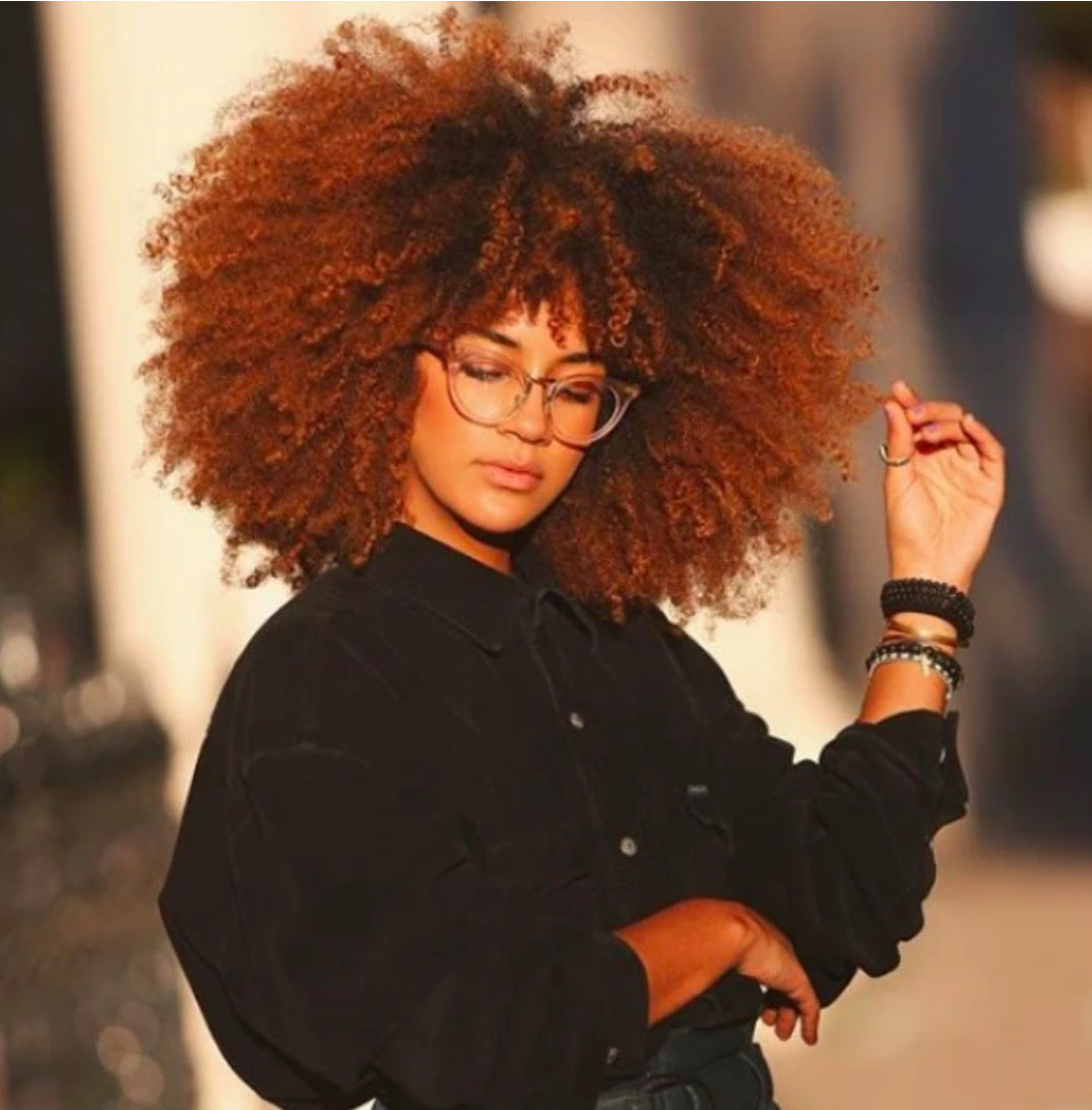 Short Curly European and American Female Wigs-2