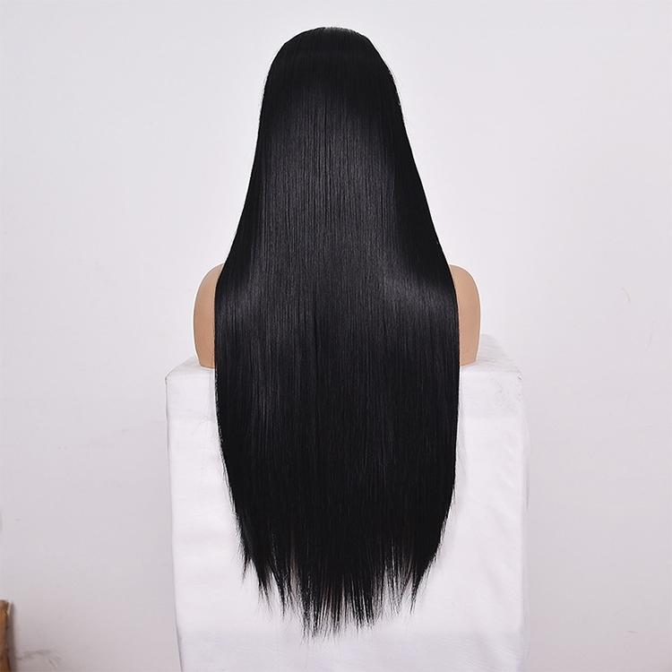 NNEIDS 26 Straight Lace Front Human Hair Wig - Style 2 No Code - Natural Look-2